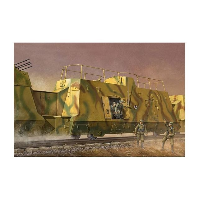 Trumpeter - Maquette Wagon blindé allemand : Transport de troupes : Kommandowagen Trumpeter  - ASD