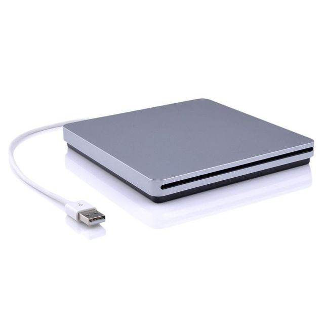Alpexe - Alpexe Slot-in USB Super lecteur graveur DVD CD RW DVD ROM externe en aluminium pour MacBook Pro/Air/iMac/Mac mini/Mac Pro - Graveur
