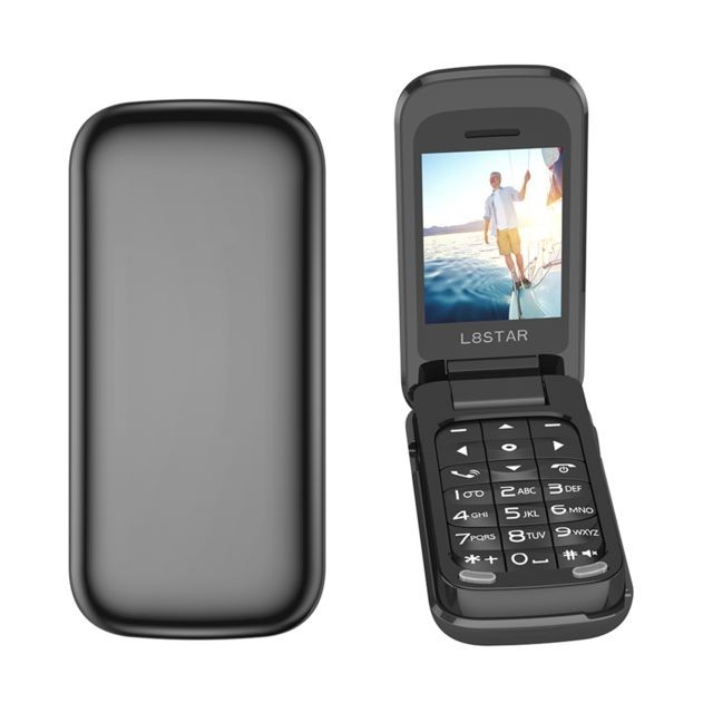 Generic - L8STAR BM60 Petit GSM Mobile Téléphone Flip Téléphone Mini Téléphone Portable Petit Téléphone De Secours Téléphone Secondaire Sans Generic  - Autres accessoires smartphone Generic