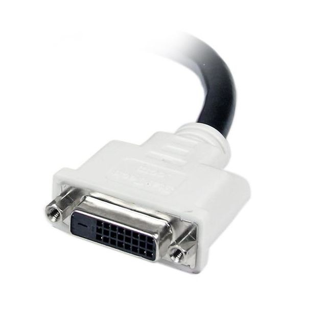 Startech StarTech.com Câble d'extension protecteur de 15 cm pour port numérique DVI-D Dual Link M/F