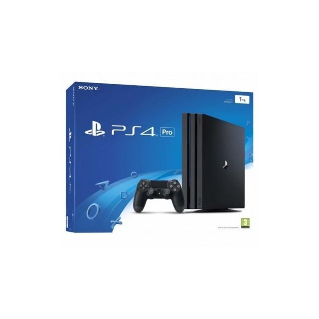 Sony - PlayStation 4 Pro Sony 37067 1 TB Noir Sony   - Jeux et consoles reconditionnés
