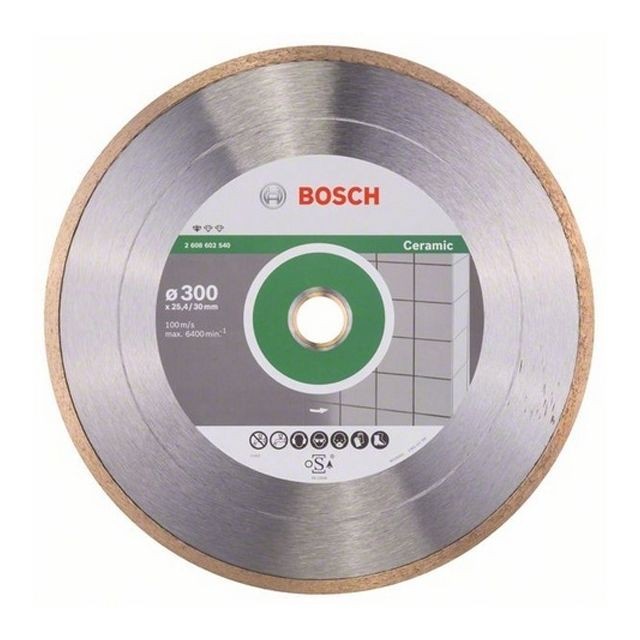 Bosch - BOSCH Disques tronçonner diamant Standard Ceramic - Alésage 30/25.40 mm (Ø 300 mm ___ 2608602540) Bosch - Scier & Meuler