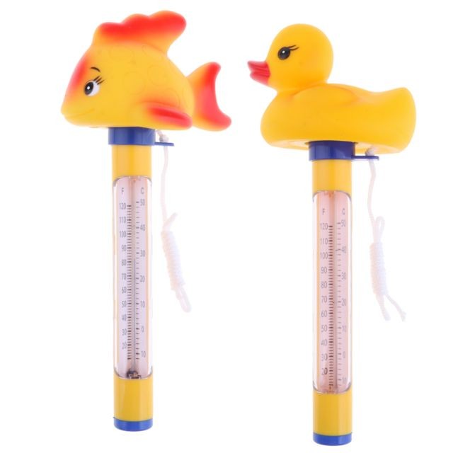 marque generique - Thermomètre pour piscine et spas Température de l'eau flottante avec corde Goldfish u0026 Duck marque generique  - Thermomètres marque generique