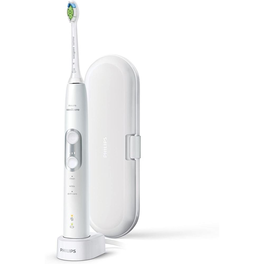 Philips brosse à dents électrique avec Technologie Sonique blanc gris