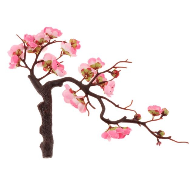 marque generique - Faux fleur de prunier artificielle fleurs intérieur table décor extérieur rose marque generique  - Marchand Valtroon