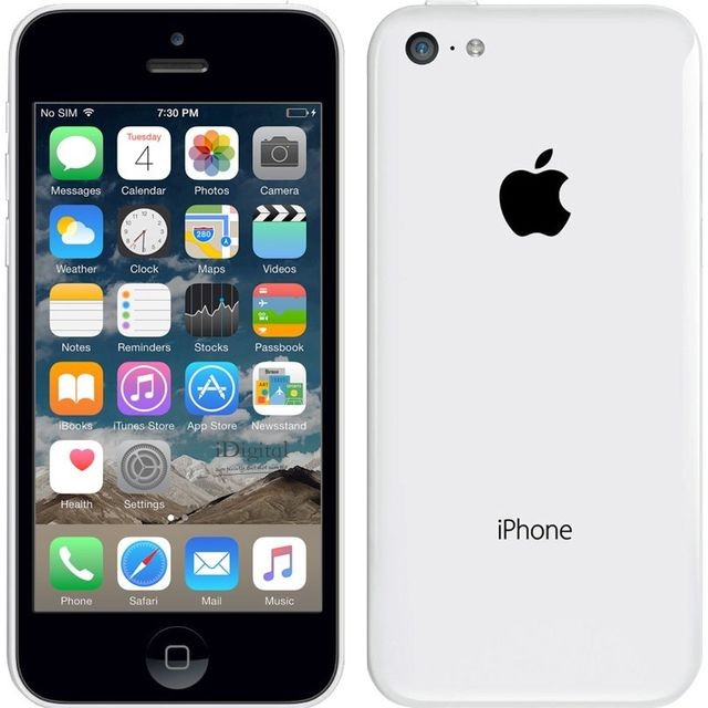 Apple - iPhone 5c - 16 Go - ME499F/A - Blanc - Smartphone reconditionné