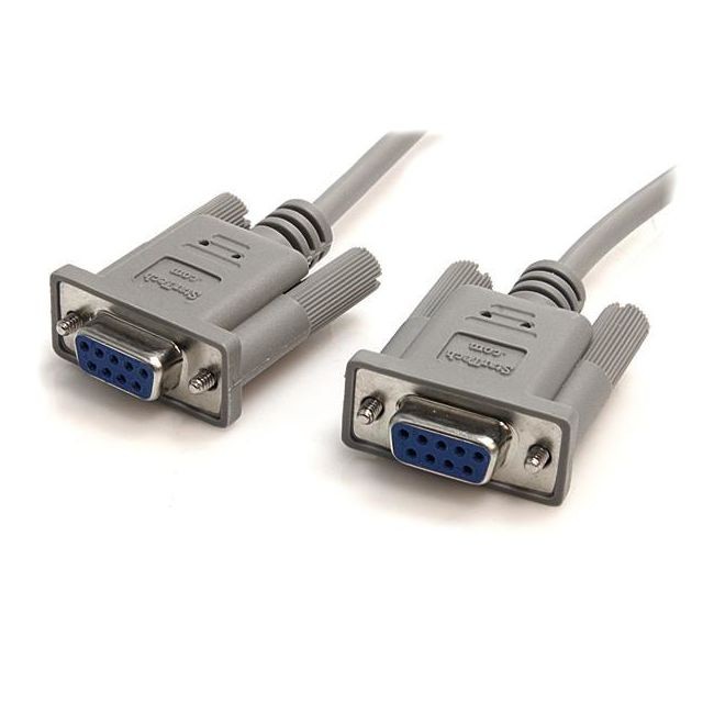 Startech - Câble Null Modem Serie RS232 DB9 - 3m - 2x DB-9 Femelle - Câble Ecran - DVI et VGA