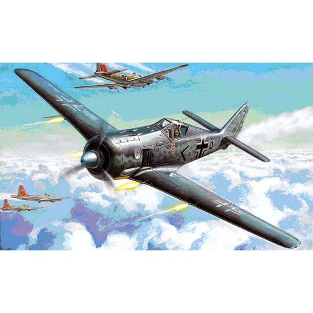Zvezda - Maquette avion : Focke Wulf Fw190A-4 Zvezda  - Avions