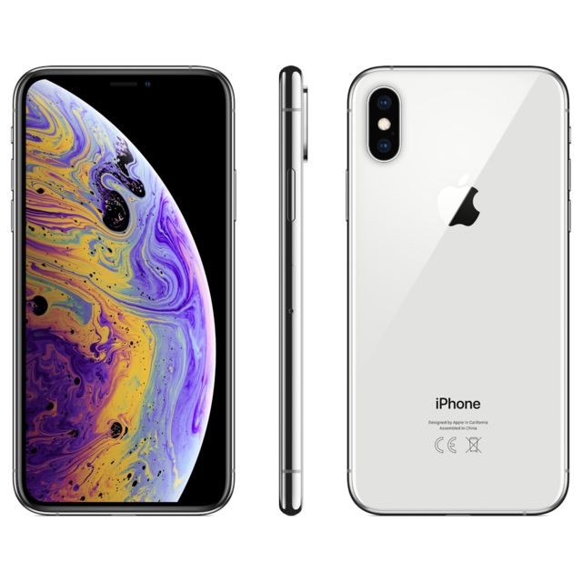 Apple - iPhone XS - 64 Go - Argent - Occasions iPhone Xs