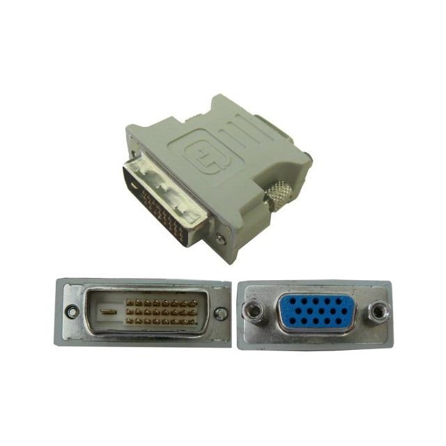Cabling - CABLING  Adaptateur DVI 24+ 1 male vers VGA femelle - Câble Ecran - DVI et VGA