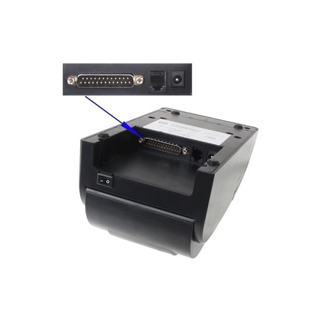 Imprimantes d'étiquettes Etiqueteuse Port parallèle d'imprimante thermique de 58mm T58ZP