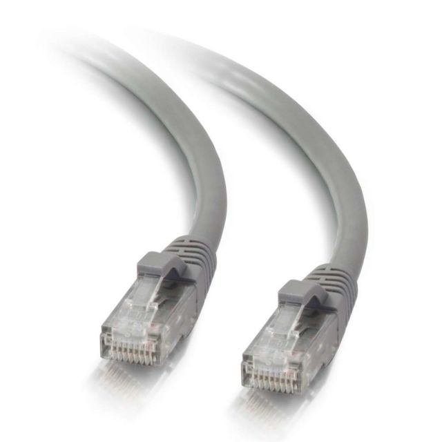 Câble RJ45 Cables To Go C2G Câble de raccordement réseau Cat5e avec gaine non blindé (UTP) de 2 M - Gris