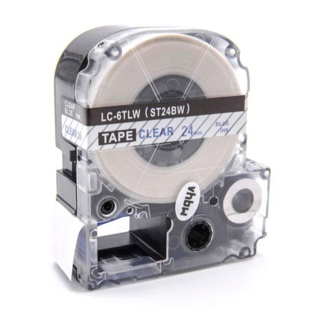 Vhbw - vhbw Cartouche cassette à ruban 24mm pour Epson LW-700, LW-900P, OK500P, OK720, OK900P comme LC-6TLW, ST24BW. Vhbw  - Cartouche d'encre Vhbw