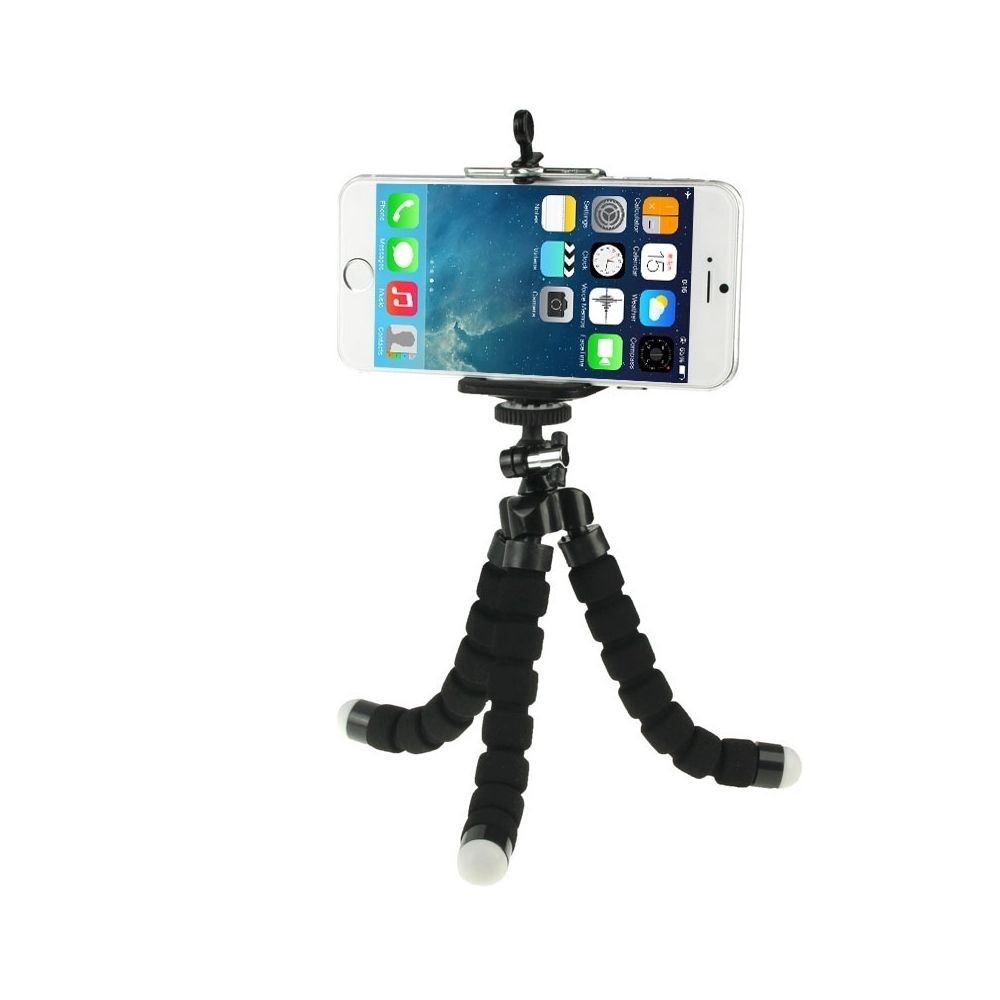 Wewoo - Trépied noir pour téléphone portable / appareil photo numérique  Support de de Bubble Octopus flexible - Trépied et fixation photo vidéo -  Rue du Commerce