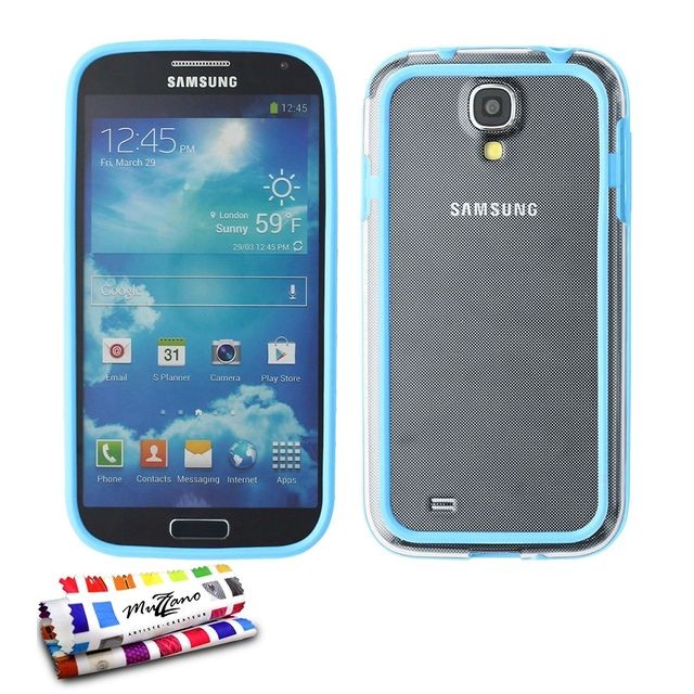 Autres accessoires smartphone Muzzano Bumper ""Hybrid"" SAMSUNG GALAXY S4 Bleu lagon