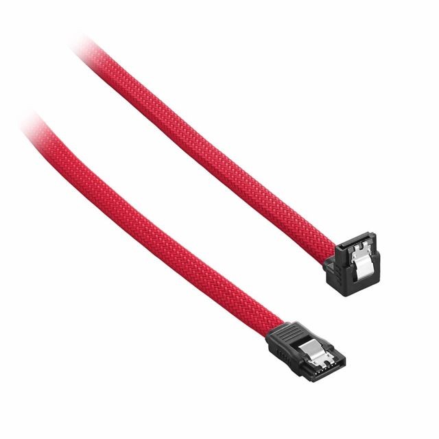 Cablemod - ModMesh Right Angle SATA 3 Cable 30cm - Rouge - Cablemod