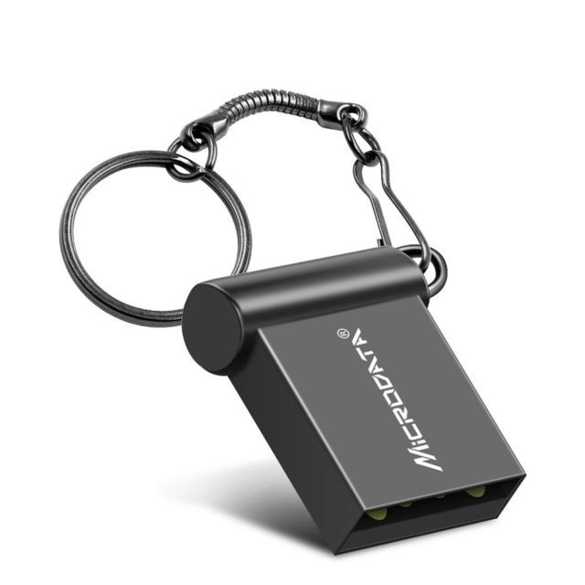 Wewoo - Clé USB Ordinateur MiCRODATA 8 Go USB 2.0 et disque Mini U à deux utilisations noir - Clé USB mini Clés USB