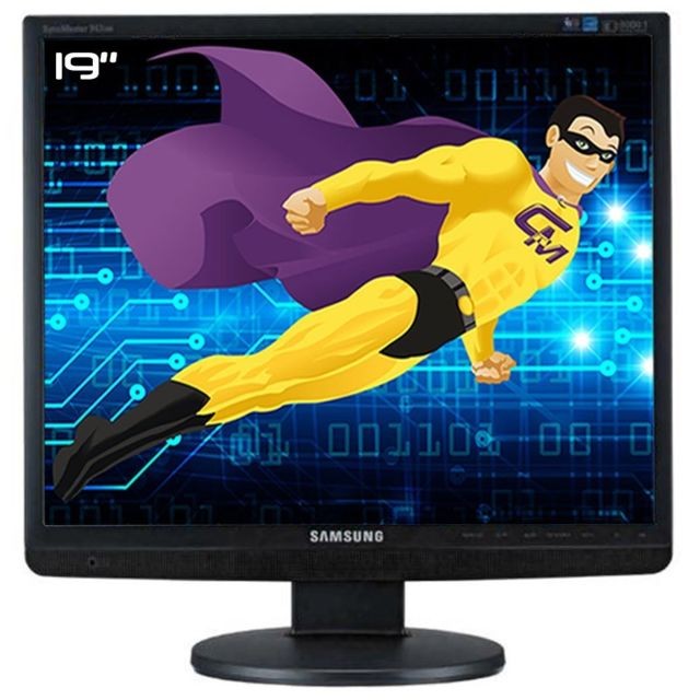 Moniteur PC Samsung Ecran PC Pro 19"" SAMSUNG SyncMaster 943BM LS19MYMEBQ/EDC LCD TFT TN VGA DVI VESA