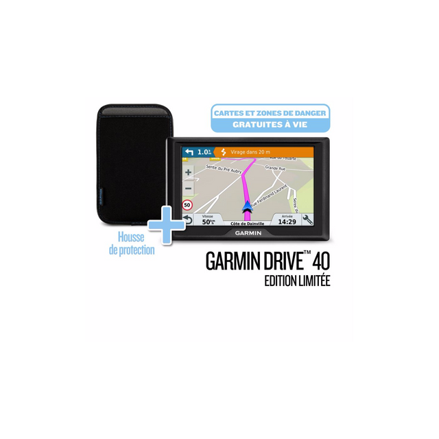 Garmin - GPS Europe Drive 40 SE LM Edition Limité - 010-01956-2J - Noir - GPS