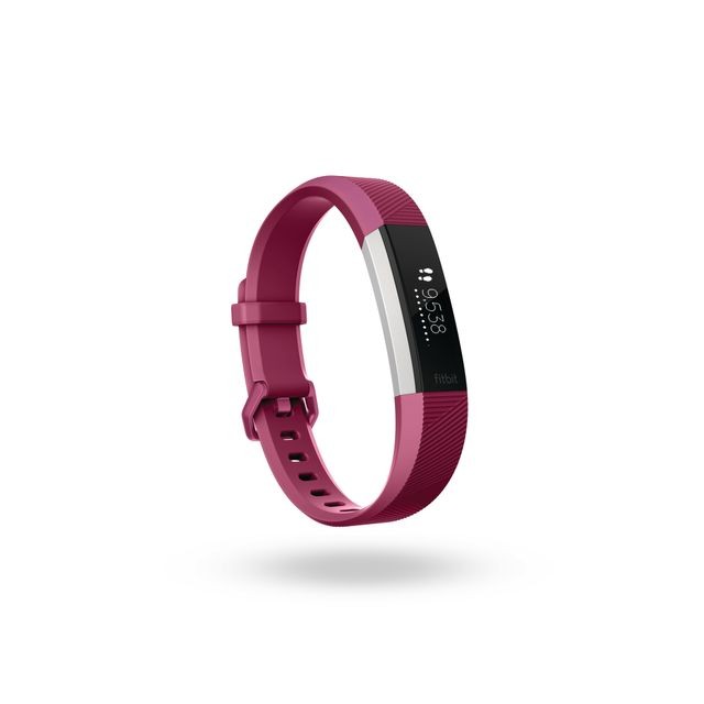 Bracelet connecté Fitbit Alta HR - Fuschia - Bracelet Taille L