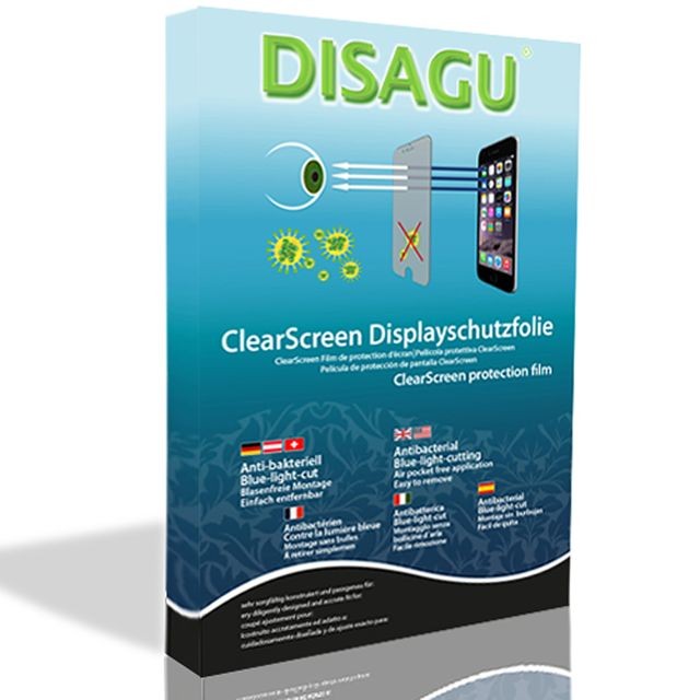 Disagu - Olympus VR-310 Film de protection d'écran - 4x DISAGU ClearScreen pour Olympus VR-310 antibactérien, filtre lumière bleue Disagu  - Protection écran tablette