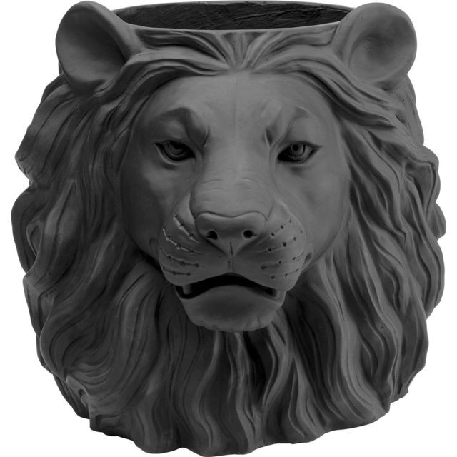 Karedesign - Cache-pot Lion noir Kare Design - Karedesign