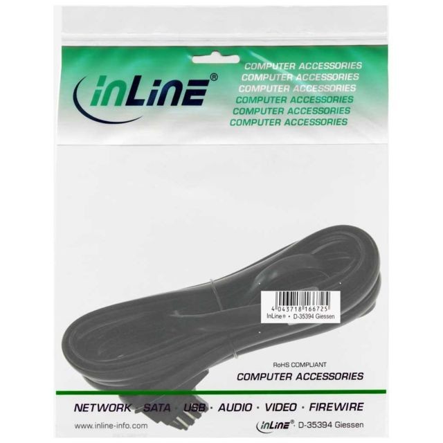 Inline Câble TAE-N, InLine®, brochage complet, TAE-N à RJ12 (6P6C), 20 m