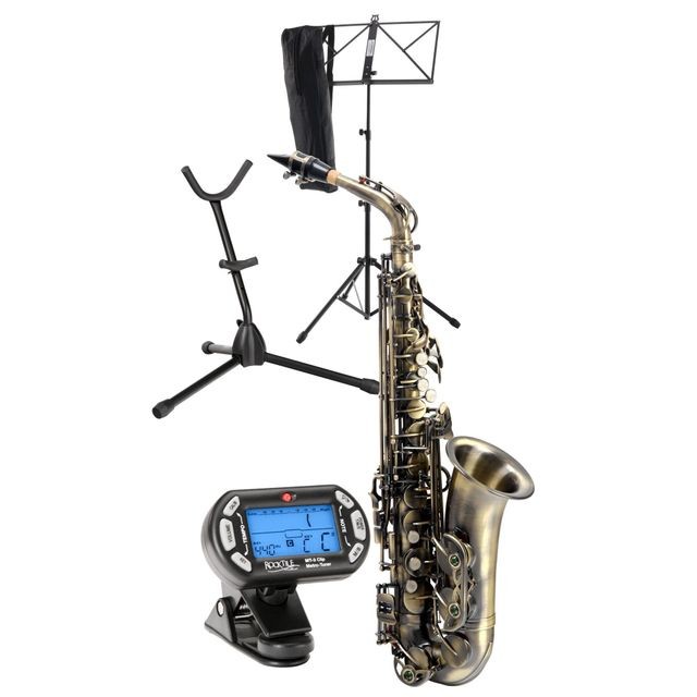 Saxophones Classic Cantabile Classic Cantabile Winds AS-450 Antique Yellow saxophone alto SET