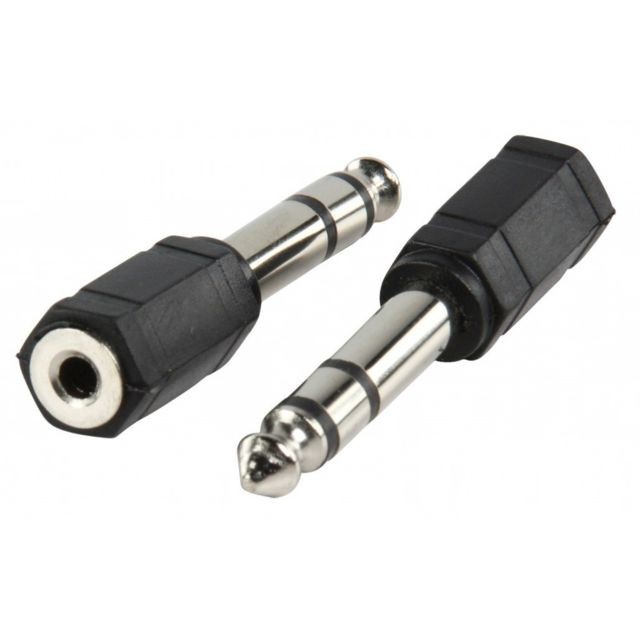 Valueline - Valueline adapter plug 6.35mm plug to 3.5mm stereo socket - Valueline