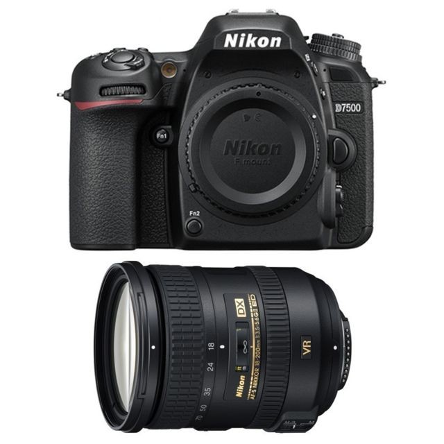Nikon - PACK NIKON D7500 + 18-200 VR II - Reflex Numérique