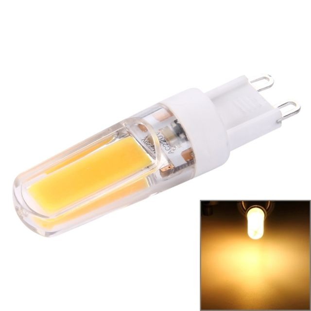 Wewoo - Ampoule blanc pour Halls / Bureau / Accueil, AC 220-240V chaud G9 3W 300LM PC Matériel Dimmable COB LED Lumière - Ampoule LED G9 Ampoules LED