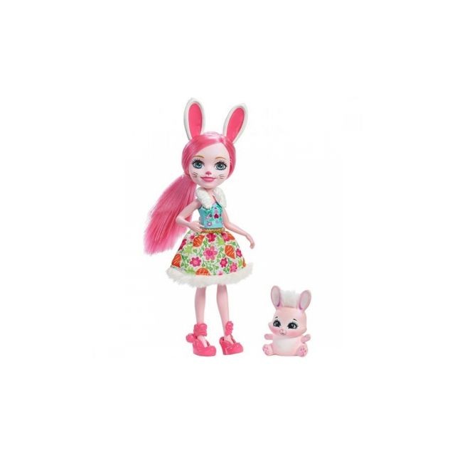 Mattel - Enchantimals Bree et son lapin Mattel  - Poupées mannequins Mattel