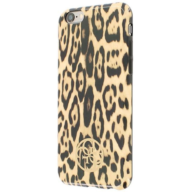 Guess Maroquinerie - Coque Luxe Guess TPU collection Animalier Print motif Leopard iPhone 6s 4.7 - Guess Maroquinerie