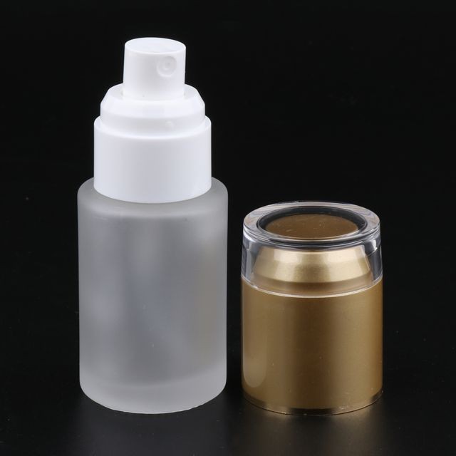 Appareil balnéo 5pcs vaporisateur en verre contenant cosmétique rechargeable étanche 30ml doré