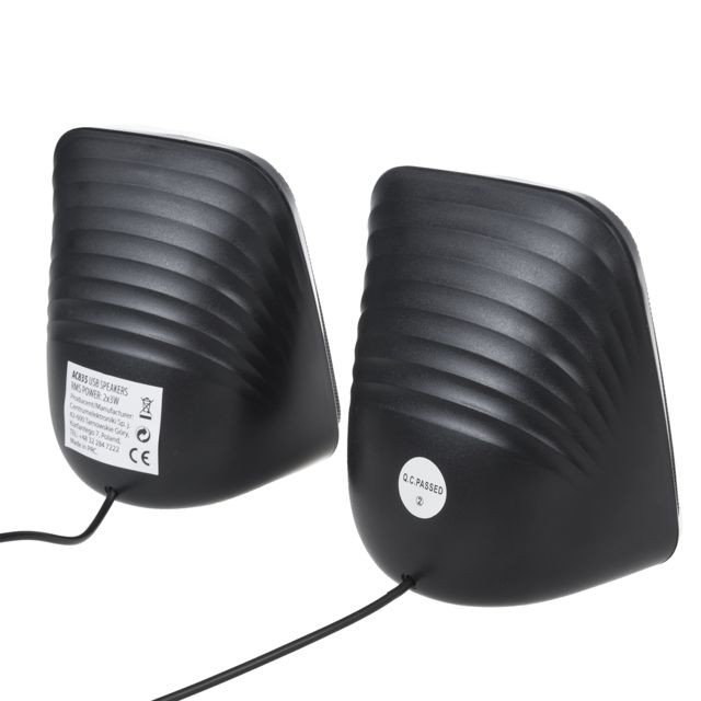 marque generique Haut-parleurs pour ordinateur 2.0 USB 6W Audiocore AC835
