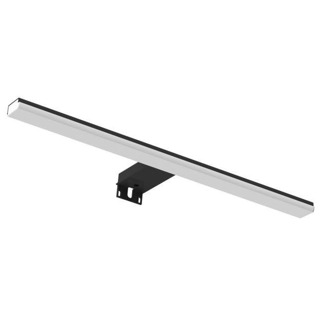 Allibert - Applique LED pour miroir salle de bain BLITZ - L. 46 x H. 4 cm - Noir mat Allibert   - Appliques Allibert