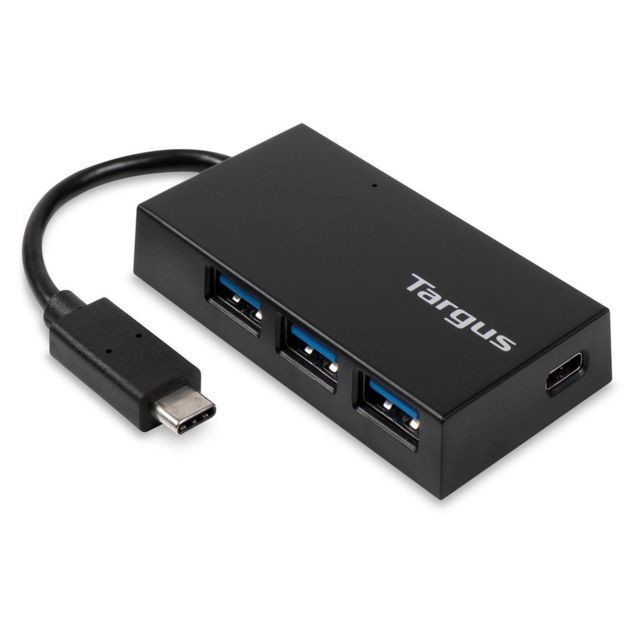 Hub Targus ACH922EU - Hub USB-C - 3 ports  - Noir