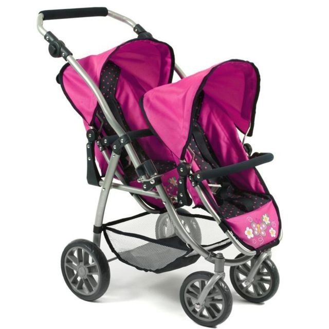 Bayer Chic 2000 - Le buggy Tandem Vario - Marine et rose Bayer Chic 2000  - Bayer chic