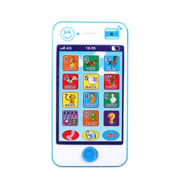 Wewoo - Téléphone jouet 3 PCS Jouets Enfants Simulation Éducative Musique Mobile Cadeau Bleu Wewoo  - Telephone jouet enfants