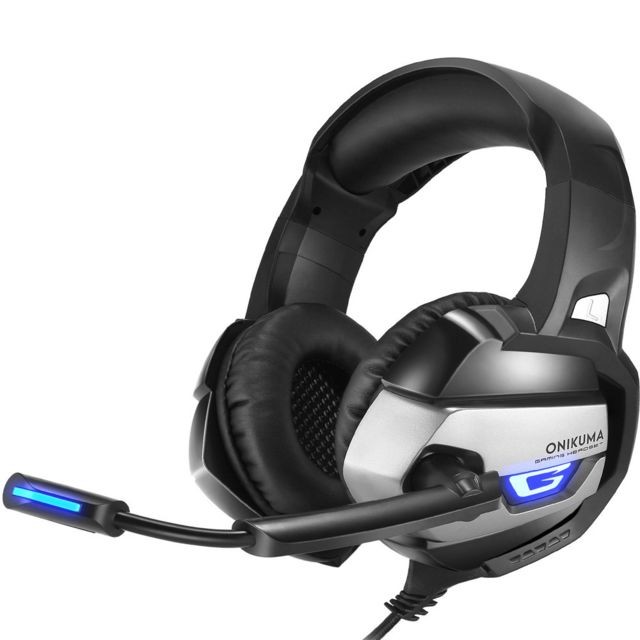 Generic - Meilleur Gaming Headset Gamer Gaming Casque pour ordinateur PS4 avec microphone BK - Gaming headset