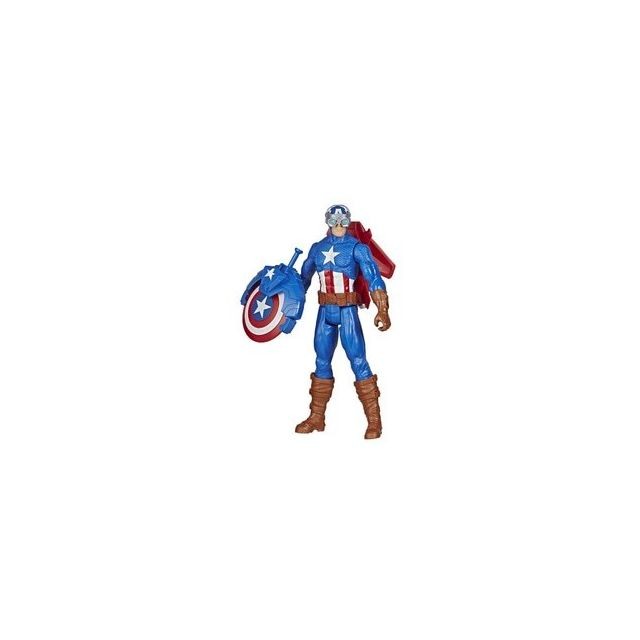 Marvel - Marvel Avengers – Figurine Captain America Titan Hero Blast Gear - 30 cm Marvel   - Marvel