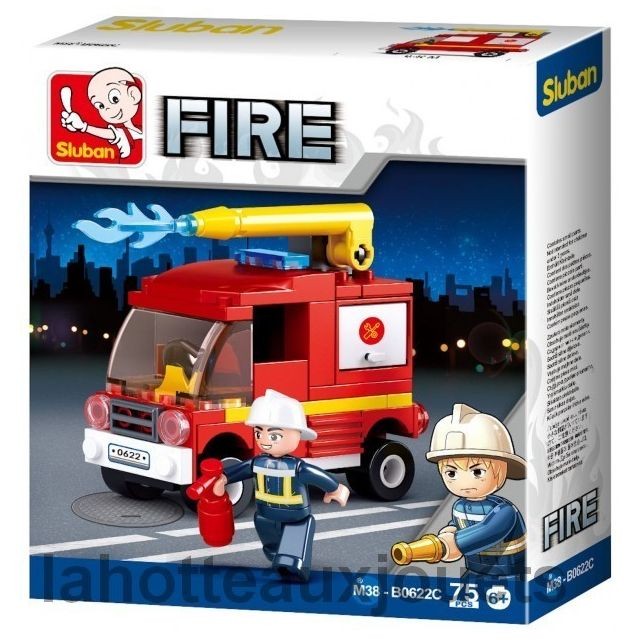 Sluban - CAMION POMPIER SLUBAN FIRE M38-B0622C Sluban  - Camion pompiers