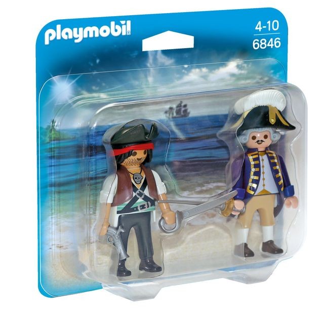 Playmobil - PIRATES - Pirate et soldat royal Playmobil  - Playmobil Pirates Playmobil