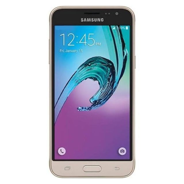 Samsung - Samsung Galaxy J3 (2016) Dual SIM SM-J320F/DS Gold - Smartphone Android Samsung galaxy j3