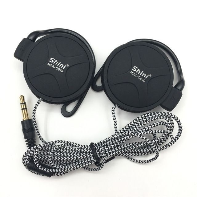 Wewoo - Ecouteurs 3.5mm Super Bass EarHook écouteur pour lecteur MP3 Computer Mobile (Noir sans micro) Wewoo  - Ecouteurs intra-auriculaires Wewoo