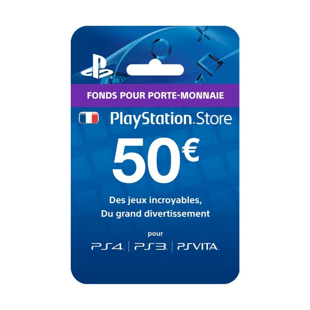 Accessoires Universels Sony Playstation Network Live Card 50 €