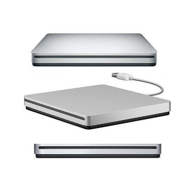 Swissant - SWISSANT®Lecteur/graveur de CD/DVD externe USB Compatible Apple MacBook Pro/Air/Mac mini - Lecteur DVD - Enregistreurs DVD- Blu-ray