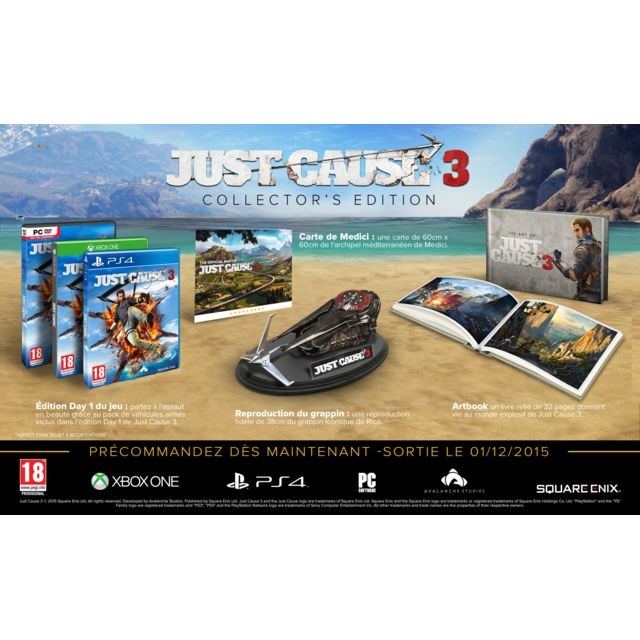 Jeux PS4 Sony Just Cause 3 COLLECTOR EDITION
