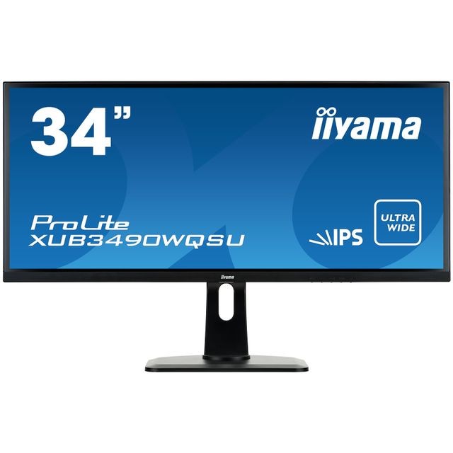 Iiyama - 34"" LED XUB3490WQSU-B1 - Ecran PC Multimédia