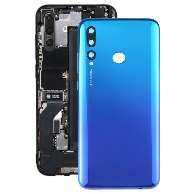Wewoo - Cache batterie avec lentille de caméra pour Huawei P Smart + 2019 Bleu Crépuscule Wewoo  - Autres accessoires smartphone